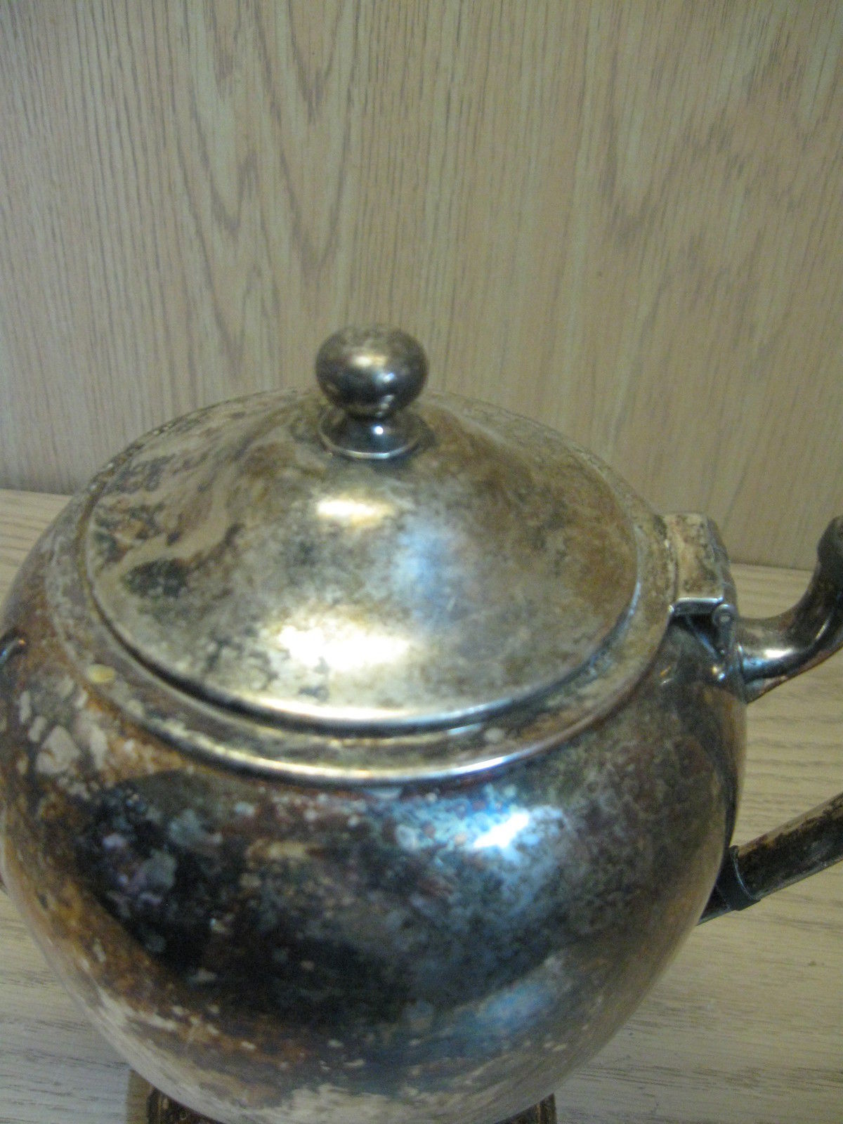 Gotham Silver Co Silver Plate Tea Pot 515 Silver On Copper Early 1900