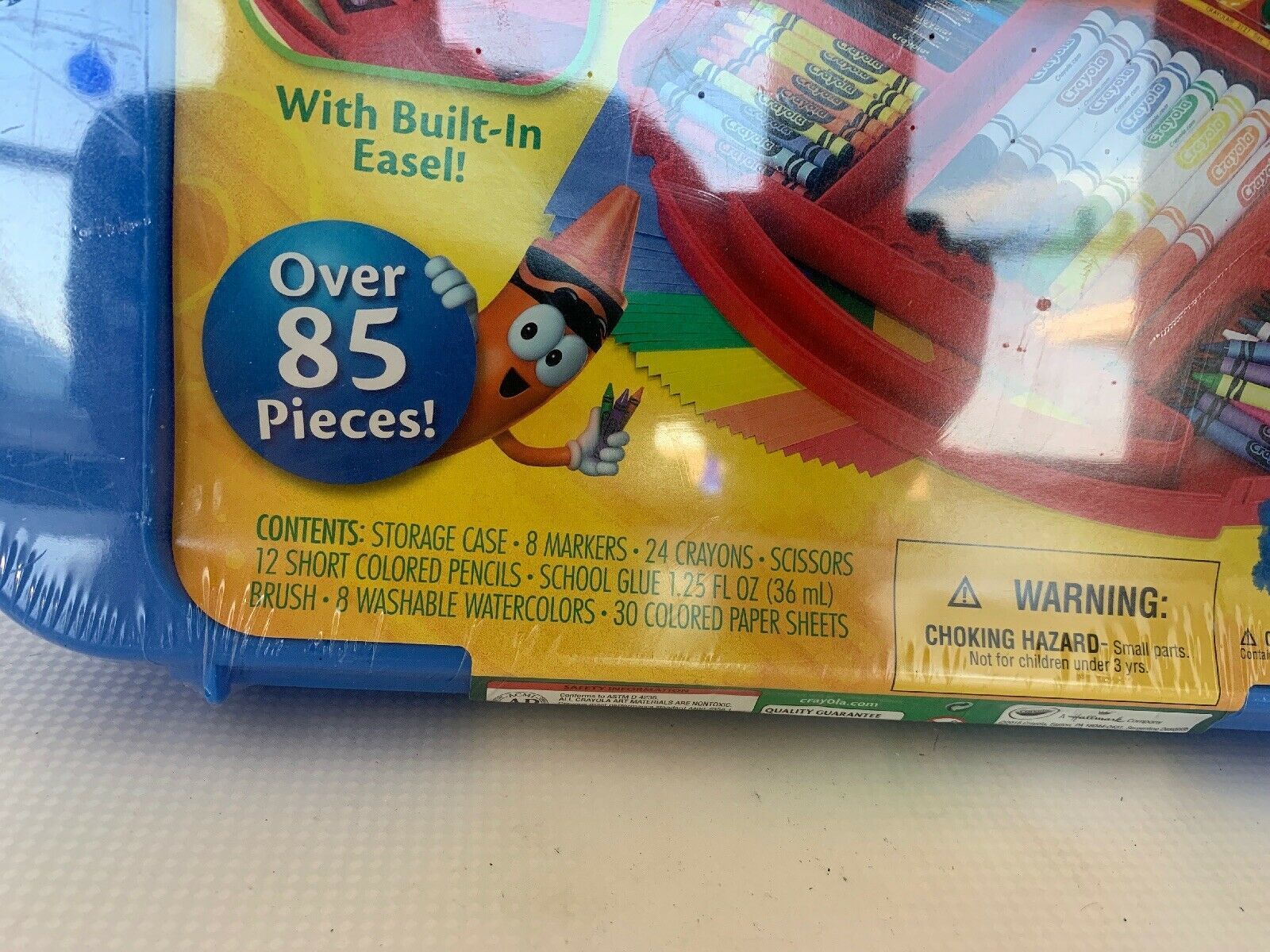 Crayola Ultimate Art Supplies Allin1 Portable Art Studio 85 Pieces