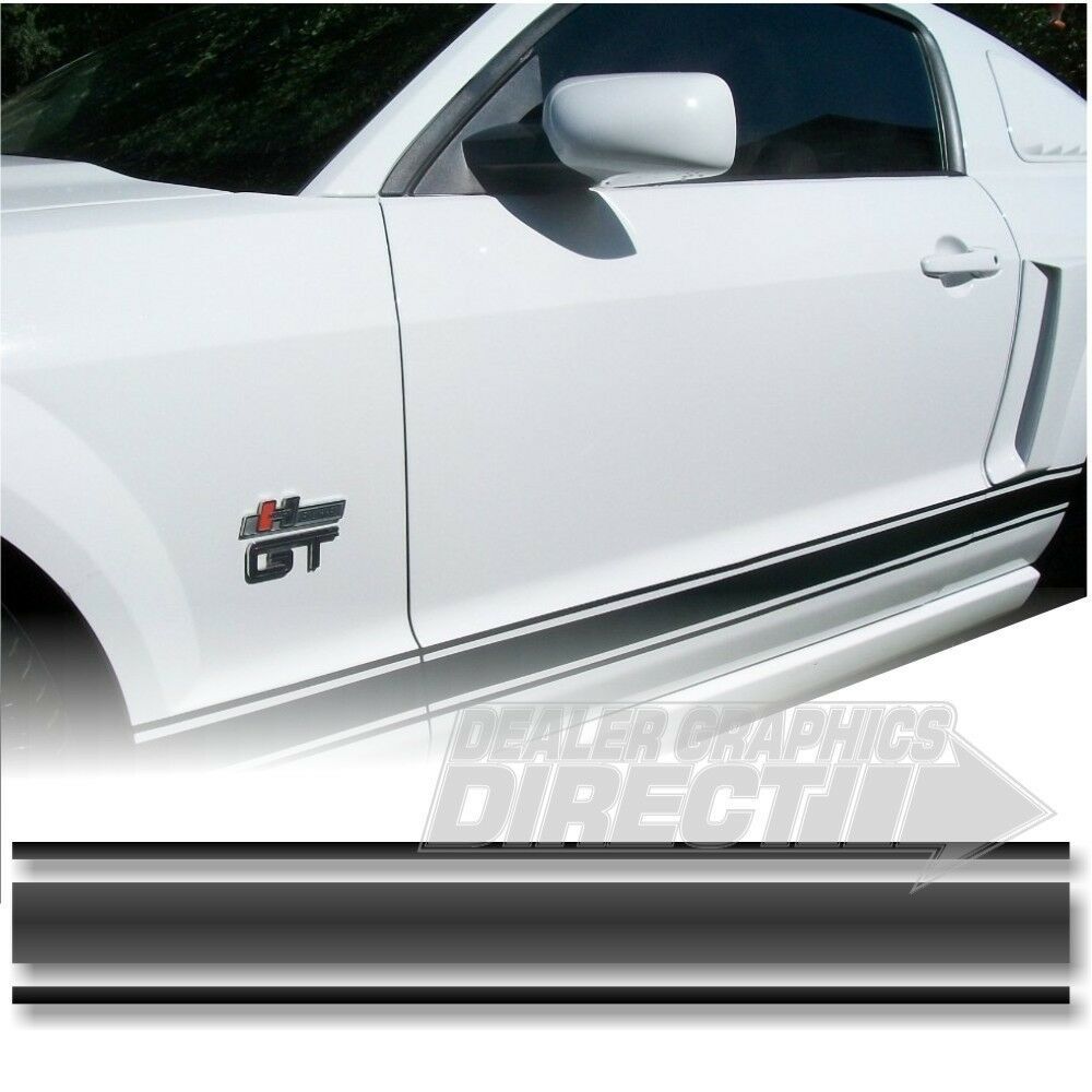 Liquidation Ford Mustang Rocker Panel Factory Style Graphics Steel