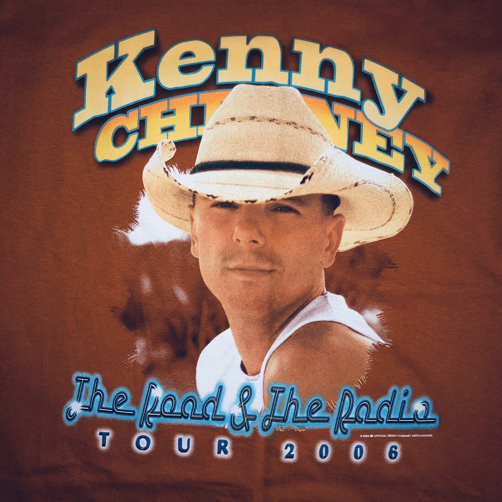 kenny chesney white t shirt