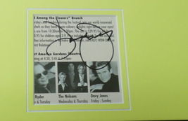 Davy Jones Signed Framed Monkees Record Album Display JSA image 3