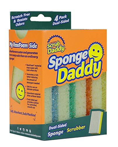 Scrub Daddy - Sponge Daddy Dual-Sided Sponge and Scrubber - Scratch