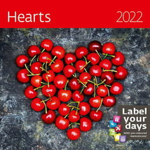 Hearts Wall Calendar 2022 by Helma - $15.83