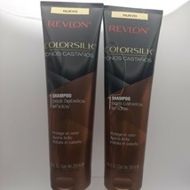 SET OF 2-Revlon Colorsilk 1 Shampoo,  All Brown Shades, Protects Color, 8.45oz - $19.79