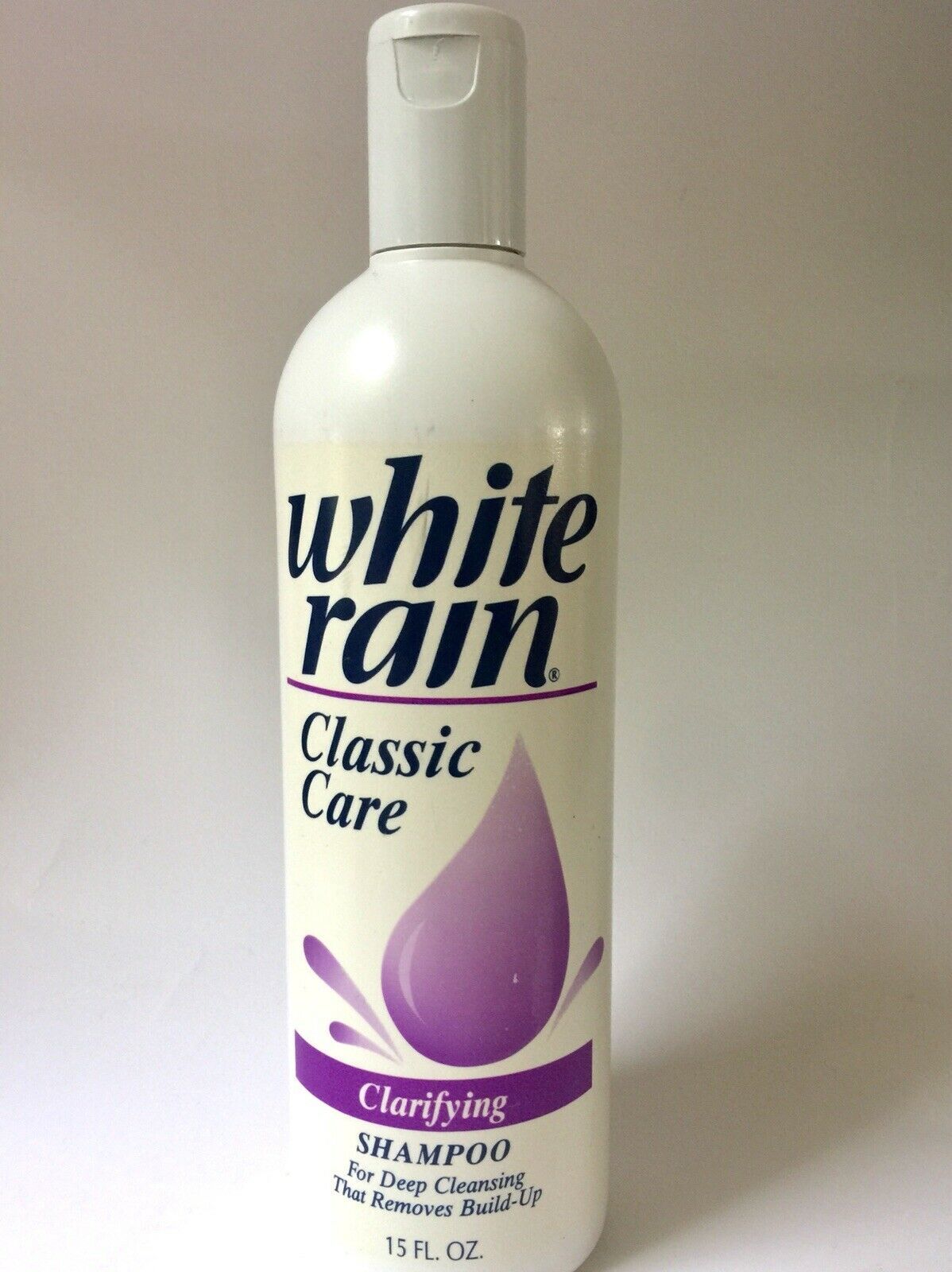 White Rain Classic Care Clarifying Shampoo 15 Fl Oz. Gillette Vintage