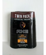 Twin Pack - AXE Dark Temptation Deodorant Body Spray (8oz Total) - New S... - $14.80