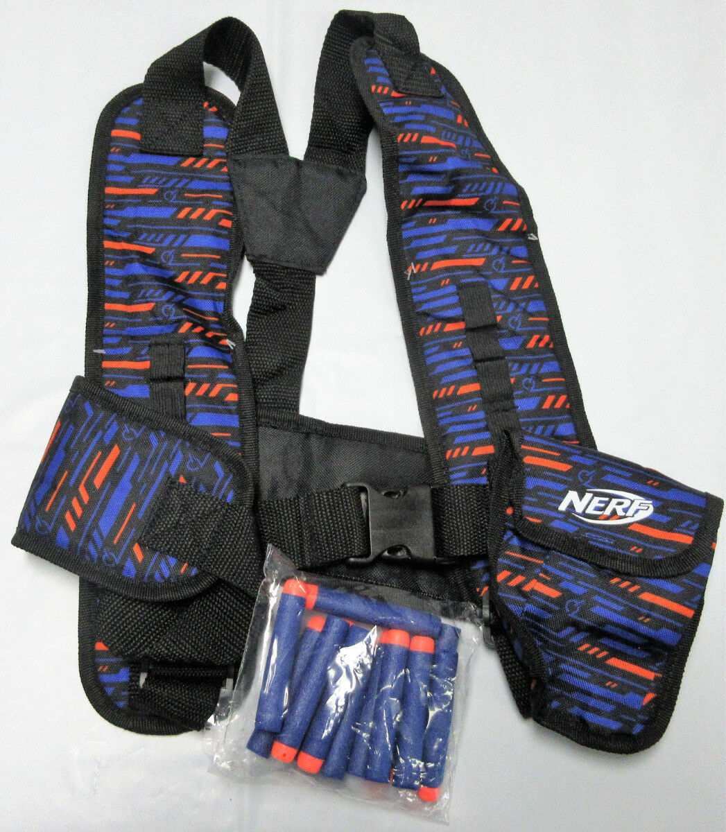 Nerf Elite Utility Vest + 13 Darts Dart Guns & Soft Darts