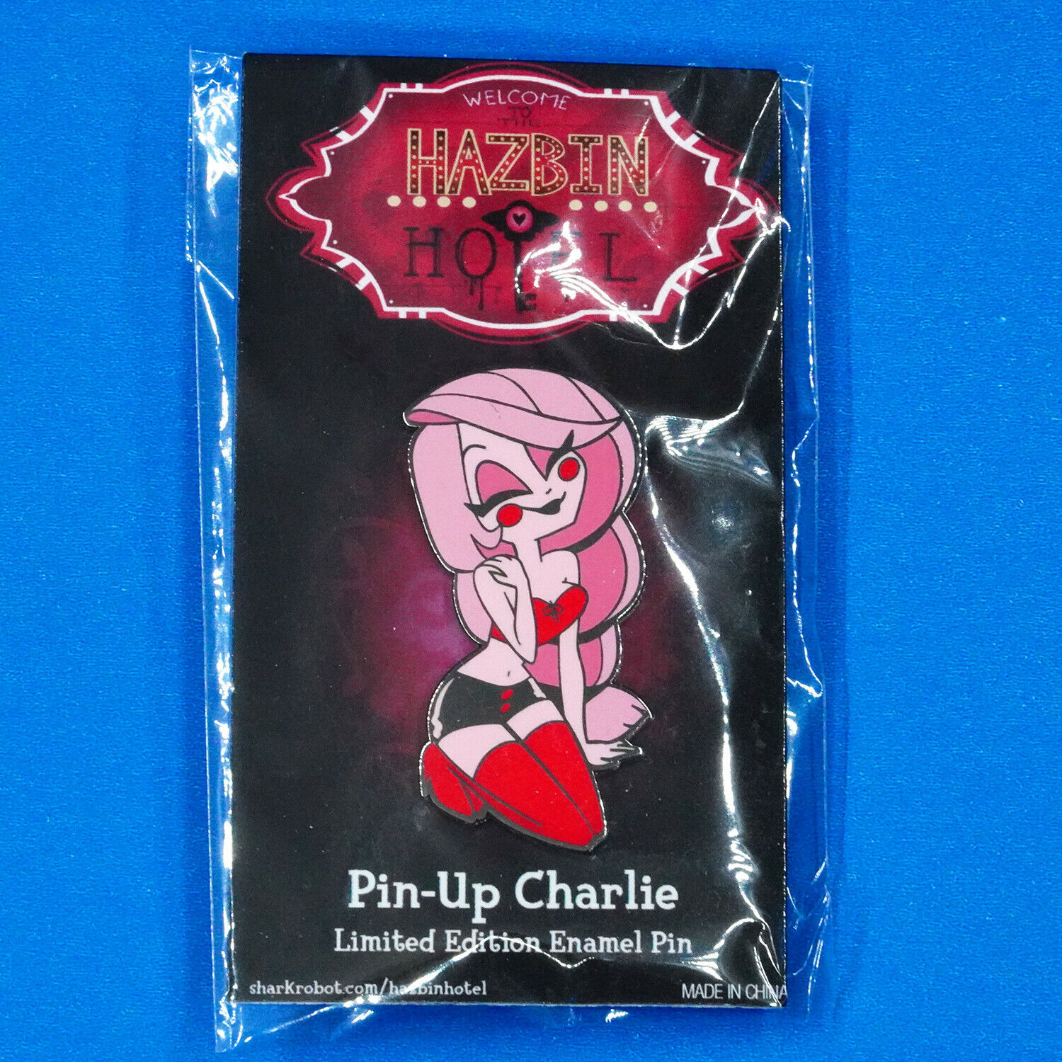 Hazbin Hotel Charlie Limited Edition Valentine's Pin Up Enamel Pin ...