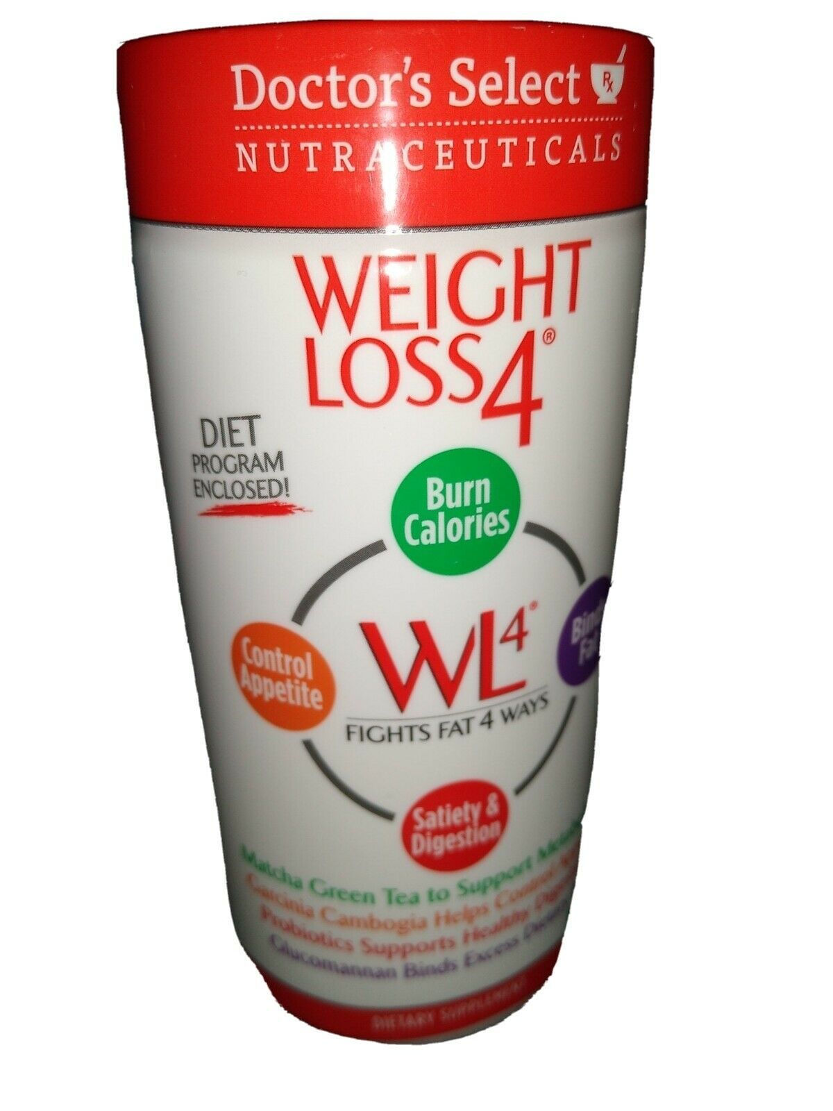 Doctor's Select Nutraceuticals Weight Loss 4 WL4 Supplement 90 Tablets