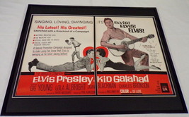 1962 Kid Galahad 16x20 Framed ORIGINAL Industry Advertisement Elvis / Br... - $296.99