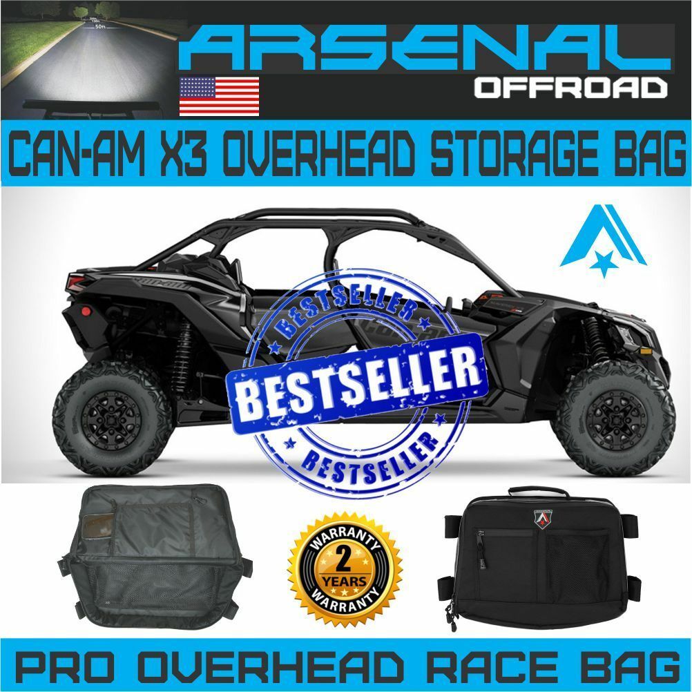 Can Am Maverick X3 Overhead Pro Series Storage Bag Accessories