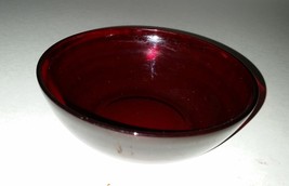 Vintage Anchor Hocking Royal Ruby Small Fruit or Dessert Bowl - $9.99
