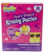 Spongebob Squarepants Krabby Patties Gummy Candy Valentine Exchange 22 P... - $15.74
