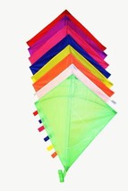 NEW 29" DIAMOND NYLON KITE GREAT FOR KIDS 29 INCH EASY TO FLY FREE LINE & WINDER