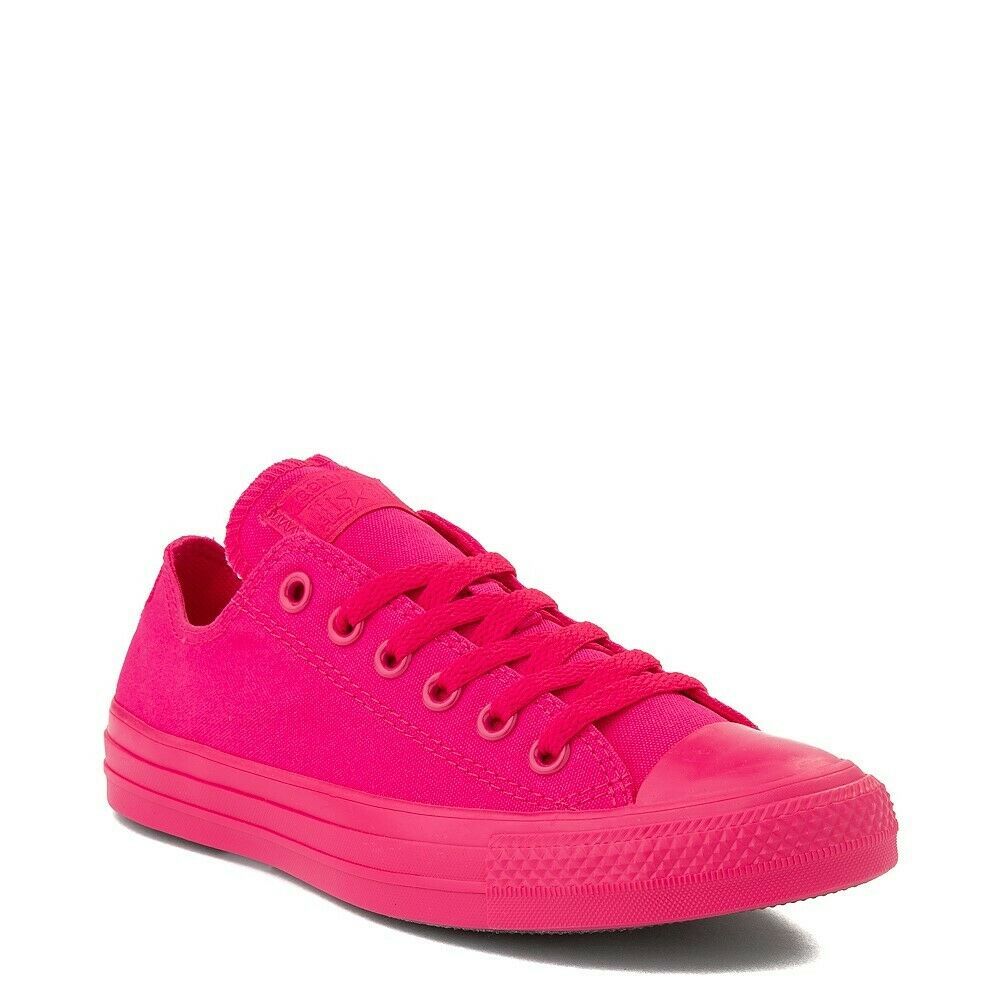 New Converse Chuck Taylor All Star Lo Monochrome Sneaker Cerise Pink Athletic 