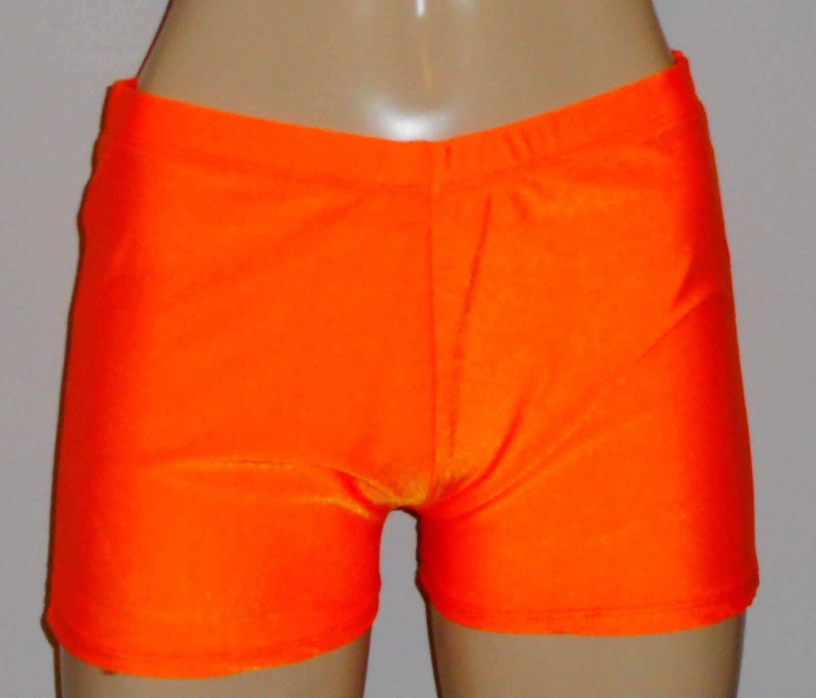 Orange Nylon Dance Shorts Adult XL NWT Dancewear Pants & Shorts