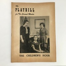 1953 Playbill Coronet Theatre Present Lillian Hellman&#39;s The Children&#39;s Hour - $28.45
