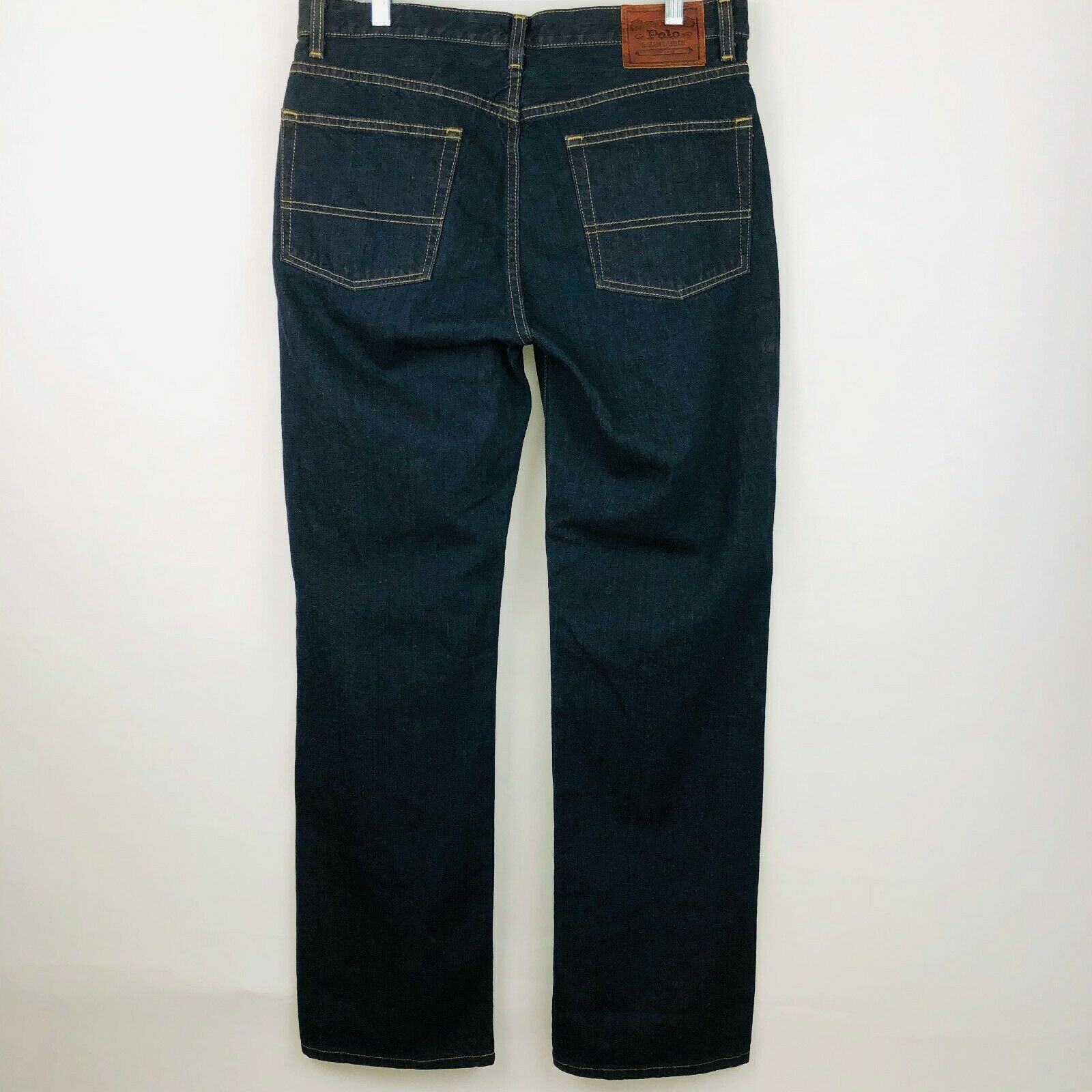Polo Ralph Lauren Mens Dark Wash Bootcut Jeans M11 W 33 x 32 - Jeans