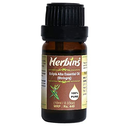 Vasudev Herbins eclipta alba (bhringraj) Oil for Skin Care, Hair Growth 10ml