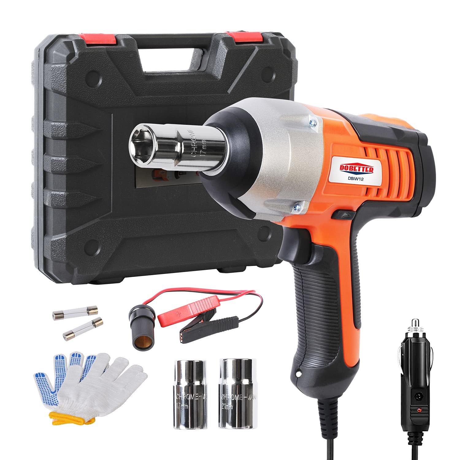 Electric Impact Wrench 12V Impact Wrench, 1/2 Car Impact Wrench Corded