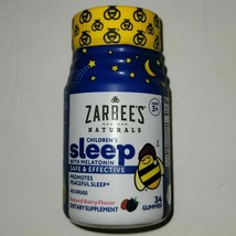 Zarbee's Natural Children's Sleep With Melatonin - 34 Berry Flavor Gummies - $13.99