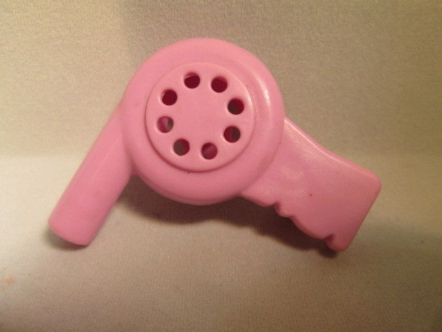 1990's Mattel Barbie Doll Pink Hair Dryer - Accessories