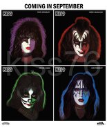 KISS Band 24 x 28 &quot;COMING IN SEPTEMBER&quot; Custom Poster - Rock Music Colle... - $45.00