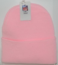 NFL Team Apparel Licensed Cleveland Browns Pink Cuffed Knit Cap image 2