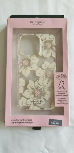 Kate Spade New York Protective Hardshell Case Hollyhock Floral Clear for iPhone 11