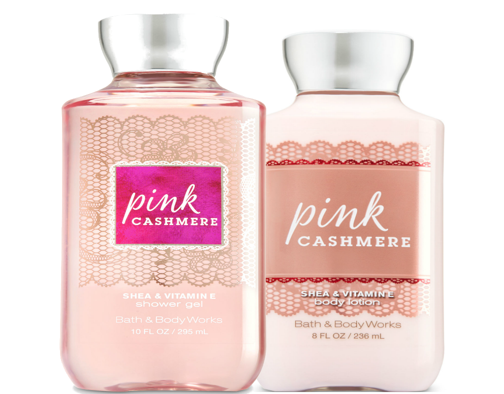 Primary image for Bath & Body Works Pink Cashmere Body Lotion + Shower Gel Duo Set