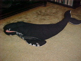 21&quot; Rare Humpback Whale Hand Puppet Plush Toy Discontinue Puppet - $98.99
