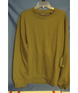 Men John Bartlett Consensus NWT Olive Green Crewneck L/S  Sweatshirt Siz... - $29.95