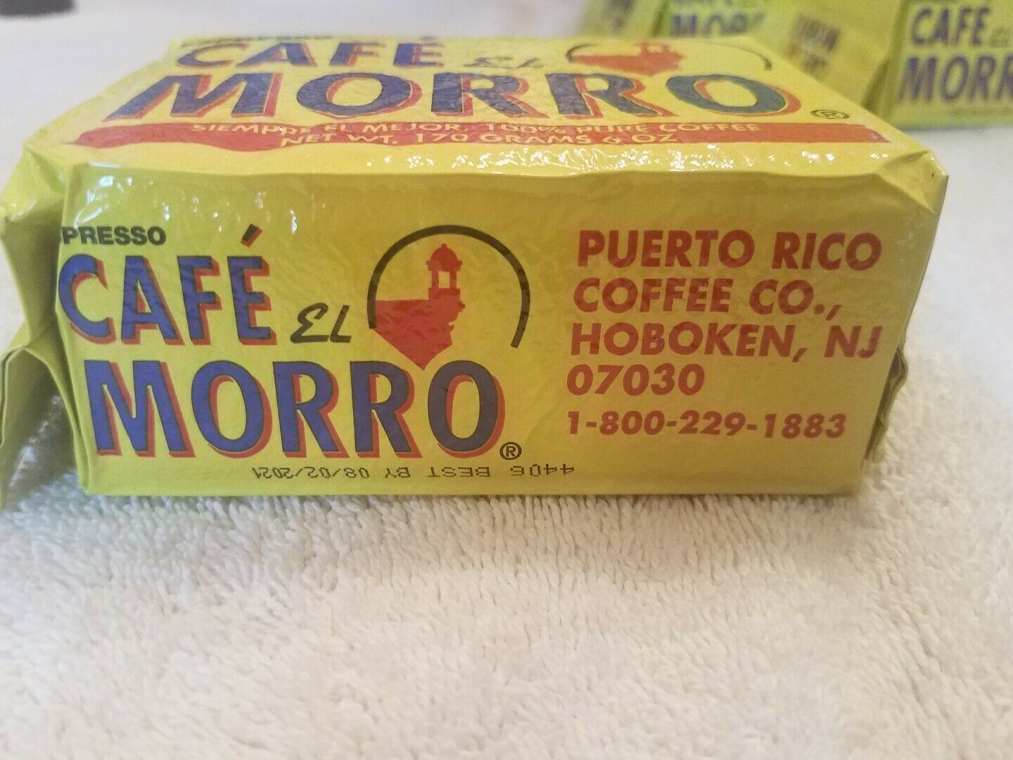 Cafe El Morro Coffee Espresso 100 pure 6 oz quality coffee New sealed Ground Coffee