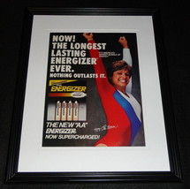 Mary Lou Retton Facsimile Signed Framed 11x14 1985 Energizer Advertising Display image 1