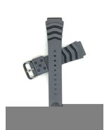 Seiko Man&#39;s 22mm Black PVC/Rubber Watch Band AU00170N 7S26-7020 - $31.68
