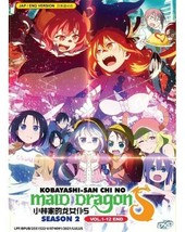 KOBAYASHI-SAN CHI NO MAID DRAGON SEASON 2 Vol.1-12 End DVD ENG DUB SHIP FROM USA