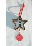 Beaded Star Shaped SOAR Cookie Cutter Christmas Ornament - Handmade Coll... - $15.99