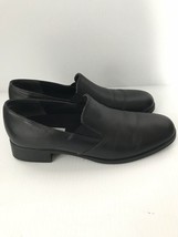 MUNRO AMERICAN Black HAILEY Loafer Slip On Leather Low Heel Women US 7 N... - $28.79