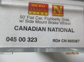 Micro-Trains # 04500323 Canadian National 50' Flat Car w/Houseboat Load N-Scale image 7