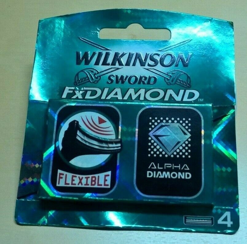 1 x Schick Wilkinson Sword FX Diamond 4 Pack - 4 Blades Heads - Women's ...