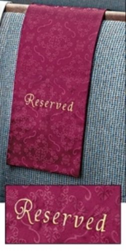 Pew Cloth-Emroidered Jacquard Reserved-Reserved-Burgundy