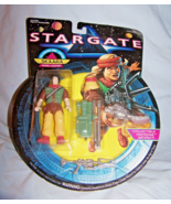 1994 Hasbro Stargate Skaara, Rebel Leader, w/Weapons &amp; Artifact on Card - $10.00