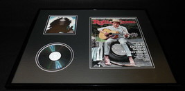 Bob Dylan 16x20 Framed 2014 Rolling Stone Magazine & Greatest Hits CD Set