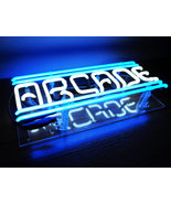 Handmade &#39;Arcade&#39; Game Room Banner Art Neon Light Sign 12&quot;x5&quot; - $69.00