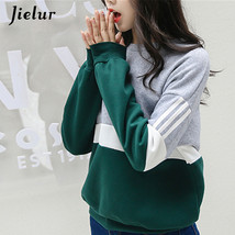 Tching harajuku women hoodies pullover fleece loose female tracksuits casual round neck thumb200