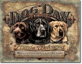 Dog Day Acres Inspirational Quotes Cabin Welcome Wall Art Decor Metal Ti... - $15.99