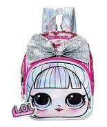 Girls LOL Surprise! Mini 9&quot; Backpack Pink Sequins Glitter Bow - $19.79