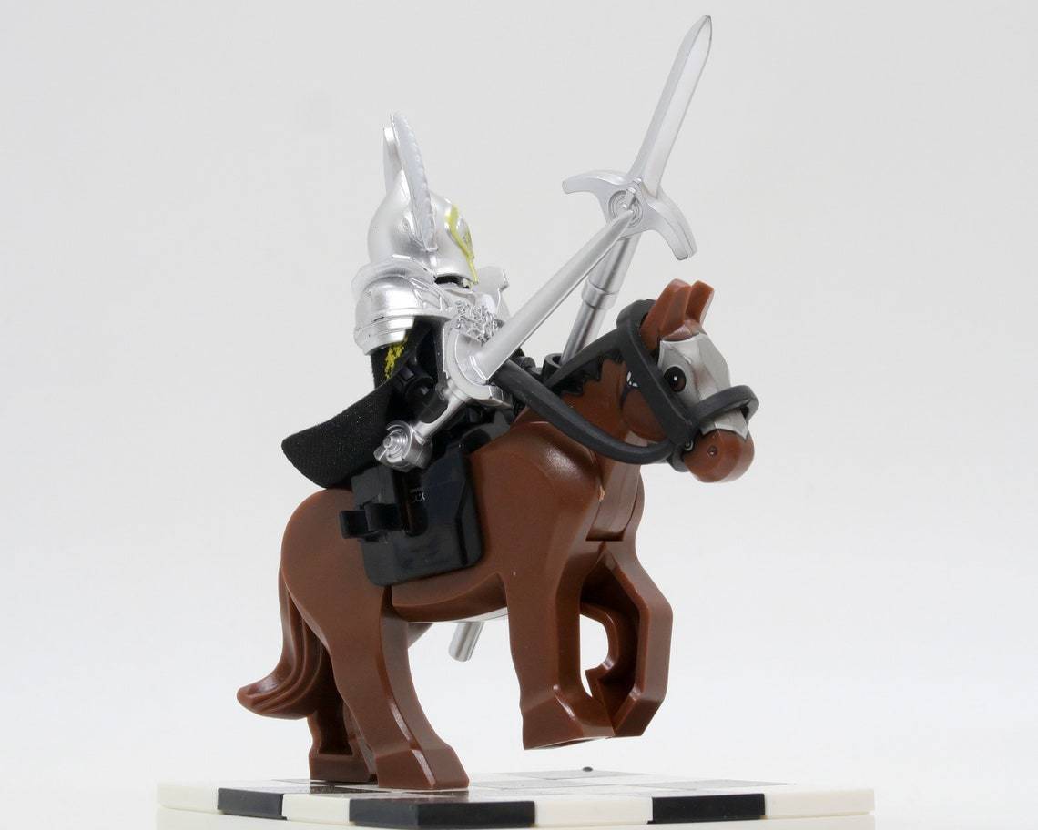 Lord of the Rings Gondor Fountain Guard Cavalry Minifigures Horse ...