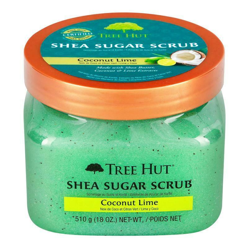 2 Tree Hut COCONUT LIME 18 oz Shea Sugar Scrub Ultra Hydrating ...