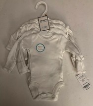 1-4 Pack New Carter's Preemie Solid White Style Bodysuits-RARE VINTAGE-SHIP N24H - $24.63